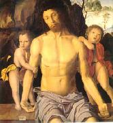 Marco Palmezzano Dead Christ painting